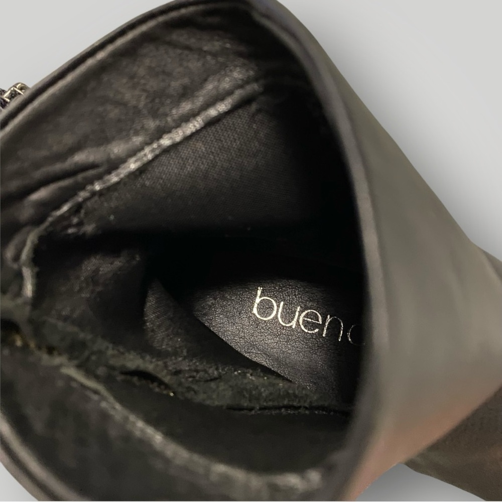 Bueno Olive Black leather Bootie Sz 39 - Picture 12 of 14